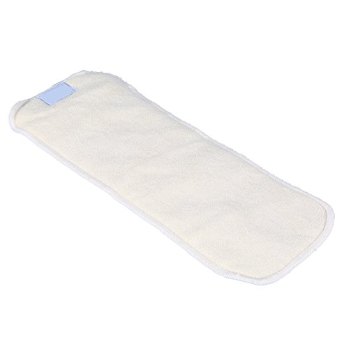 Almohadilla de pañal de tela lavable 4Layers Fibra de bambú natural Discapacidad para adultos Incontinencia Paño de pañal Reutilizable Liner Pad