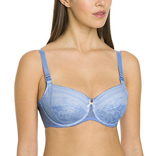 Anita Fleur Underwired Nursing Bra Sujetador, Azul (Powder Blue 370), 85F (Talla del Fabricante: 70F) para Mujer