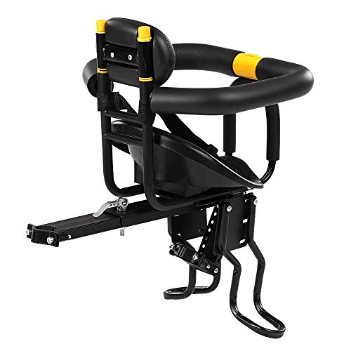 Asiento De Bicicleta De Seguridad Para Niños Asiento De Bicicleta Delantero Asiento Para Niños Sillín Con Pedales Soporte De Respaldo Para MTB Bicicle