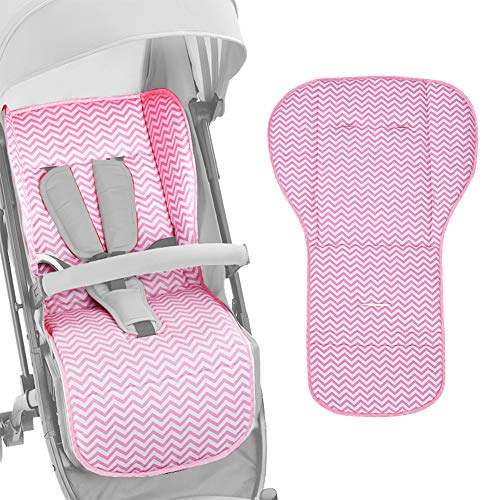 AUTOECHO Reversible Pure Cotton Universal Baby Seat Liner Mat para Todos los carros - Universal Baby Stroller Seat Liner Infantil Cojín del Asiento de Coche - Conveniente para Four Seasons