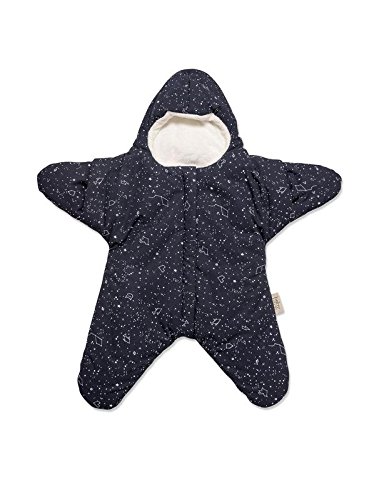 Baby Bites ORIGINAL - Saco estrella AZUL MARINO, estampado CONSTELACIONES - Modelo INVIERNO