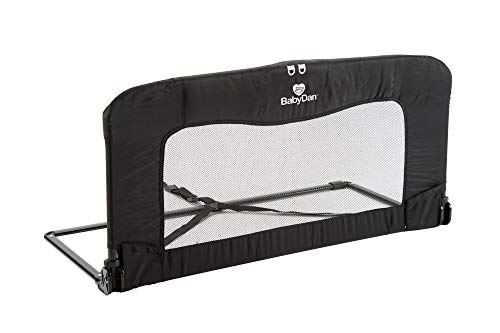 Baby Dan 1703496031 - barrera de cama plegable negra babydan 0m+