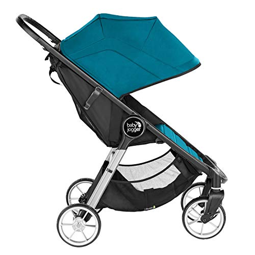 Baby Jogger City Mini 2 de 4 Ruedas Capri. Silla de paseo desde nacimiento hasta 22kg. Color turquesa