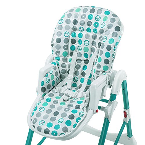 BABY VIVO Trona de bebe Silla para Niños con Bandeja para Niño de 6 meses a 3 años Tippy Turquesa - en diferentes colores