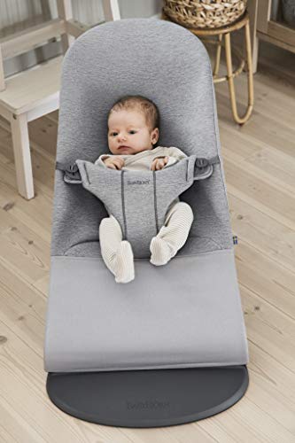 BABYBJÖRN Hamaca Bliss, 3D Jersey, Gris Claro