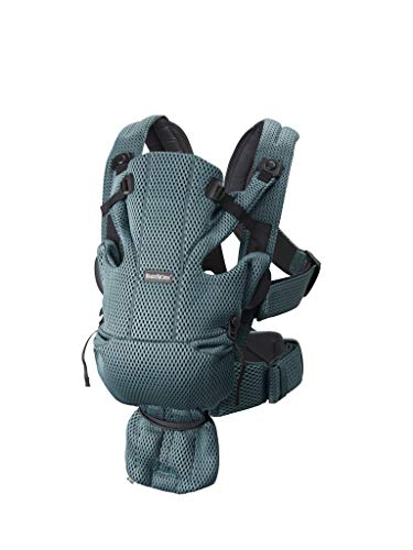 BABYBJÖRN Mochila Porta Bebé Move, 3D Mesh, Verde Grisáceo