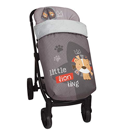 Babyline Lion - Saco de silla con cubre arnés de regalo.