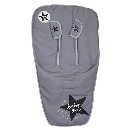 Babyline Stars 5000606 Funda Universal para la Silla de Paseo, Gris Jaspeado