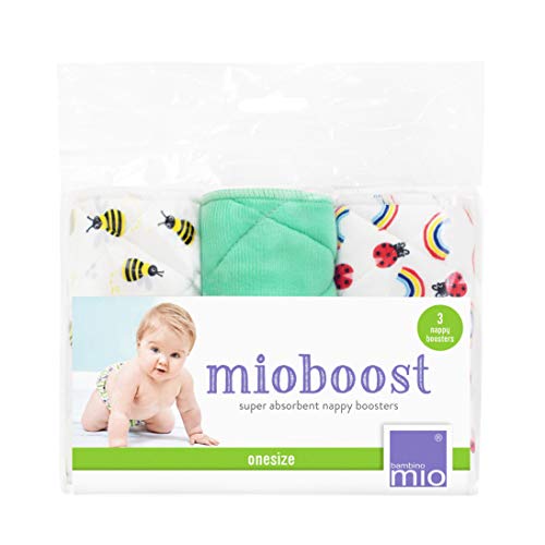 Bambino Mio, Mioboost (Absorbente para pañal), Paquete de 3 Uds., Abejita Dulce