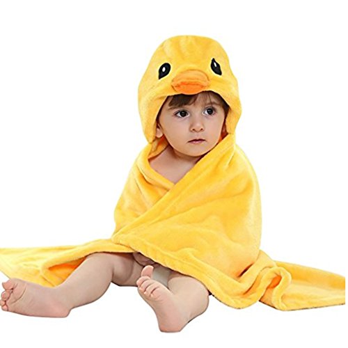 Bata De Baño Vestidor Bebé Capa Toalla Saco De Dormir Envoltura Manta Con Capucha 100*70CM