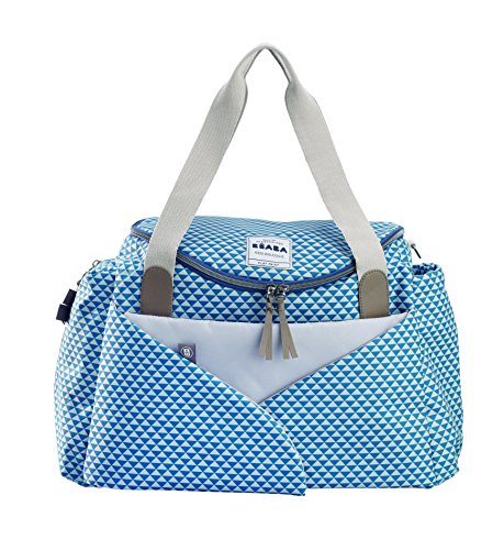 Béaba Sydney II - Bolso cambiador bebé, espacioso, blue marsala