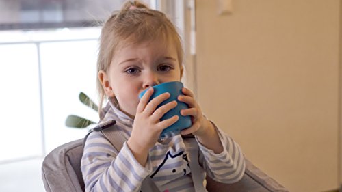 Béaba - Vaso silicona, unisex, color azul