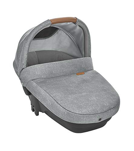 Bébé Confort Bébé Confort Amber Plus 'Nomad Gris' - Cuco de seguridad, 0-6 meses, 10 Kg, color gris - Amber Plus Capazo, Color Nomad Grey