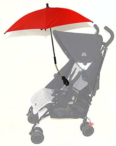 Bebé Sombrilla Compatible con Maclaren carrito para cochecito de bebé, color rojo