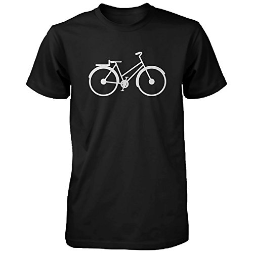 Bicicleta y Triciclo negro para papá y bebé a juego camisa y body -  Negro -  papà-L/bebé-12 meses