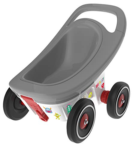 BIG Spielwarenfabrik 3-in-1 Big Buggy 3 en 1, Color Gris, Blanco, Negro. (800056255)