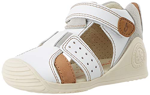 Biomecanics 202143, Sandalias para Bebés, Blanco (Blanco (Sauvage) B), 22 EU