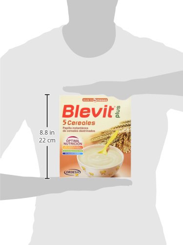 Blevit Plus 5 Cereales - Paquete de 2 x 300 gr - Total: 600 gr