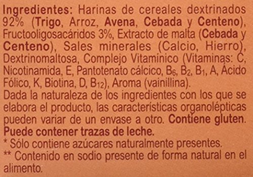 Blevit Plus 5 Cereales - Paquete de 2 x 300 gr - Total: 600 gr