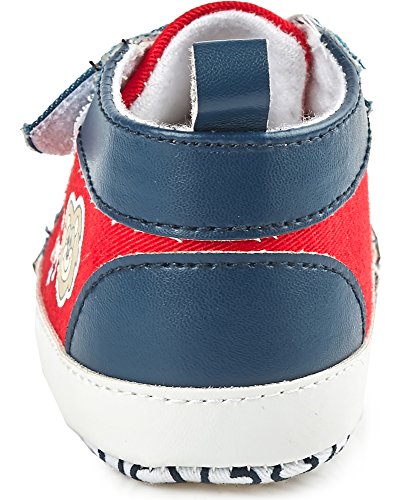 Bobobaby Bebé Zapatilla Zapatos de Bebé ZB-70 (11,5 cm (6-12 Mes), Rojo)