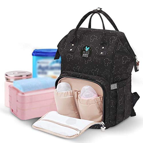 Bolsa De Momia, Bolsa De La Madre, Bolsa De Cuidado De Niños, Bolsa De Leche Posterior, Bolsa De Leche De Almacenamiento De Leche Materna Espacio Grande, Portátil Fácil De Llevar