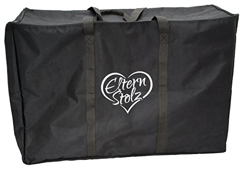 Bolsa de transporte Elternstolz de color negro para cochecitos de niños y asientos infantiles, por ejemplo, para Joie Litetrax