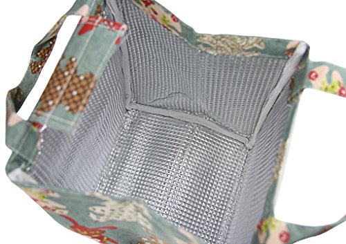 Bolsa isotérmica para el almuerzo, refrigerante y portátil, recipiente térmico plegable e impermeable para mujer, apto para viaje, camping, picnic y trabajo