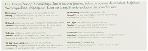 Bolsas de basura ecológicas para pañales Naty by Nature Babycare, 50 bolsas de basura