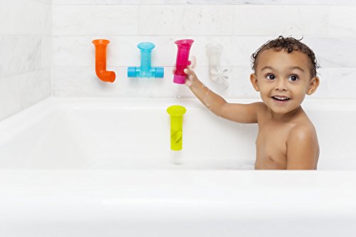 Boon - Tuberías de juguete para el baño, multicolor.