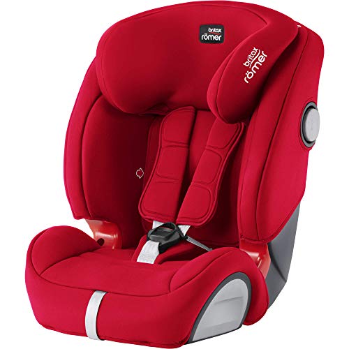 Britax Römer Silla de coche 9 meses - 12 años, 9 - 36 kg, EVOLVA 1-2-3 SL SICT, ISOFIX, Grupo 1/2/3, Fire Red