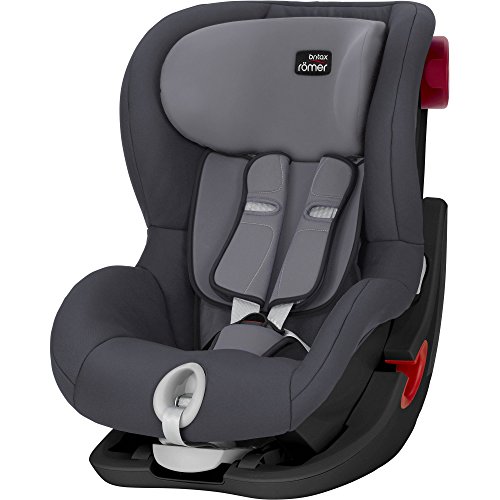 Britax Römer Silla de coche 9 meses - 4 años, 9 - 18 kg, KING II BLACK SERIES Grupo 1, Storm Grey