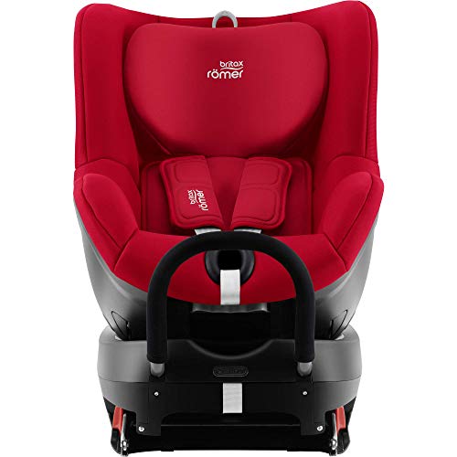 Britax Römer Silla de coche Nacimiento - 4 años, hasta 18 kg, DUALFIX2 R, ISOFIX, Grupo 0+/1, Fire Red