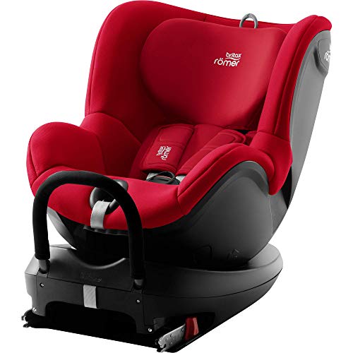 Britax Römer Silla de coche Nacimiento - 4 años, hasta 18 kg, DUALFIX2 R, ISOFIX, Grupo 0+/1, Fire Red