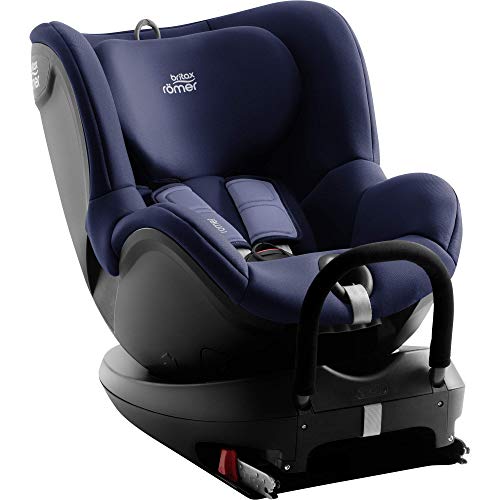 Britax Römer Silla de coche Nacimiento - 4 años, hasta 18 kg, DUALFIX2 R, ISOFIX, Grupo 0+/1, Moonlight Blue