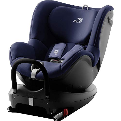 Britax Römer Silla de coche Nacimiento - 4 años, hasta 18 kg, DUALFIX2 R, ISOFIX, Grupo 0+/1, Moonlight Blue