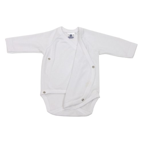 Cambrass 2266 - Body de manga larga para bebe recién nacido, talla 52 cm, color blanco