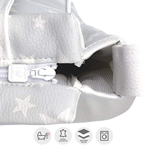 Cambrass Etoile - Bolso maternal panadera para carro bebe, 13 x 40 x 33 cm, color gris