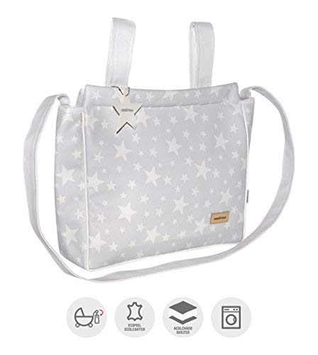 Cambrass Etoile - Bolso maternal panadera para carro bebe, 13 x 40 x 33 cm, color gris