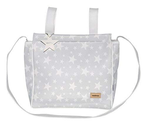 Cambrass Etoile - Bolso maternal panadera para carro bebe, 13 x 40 x 33 cm, color gris