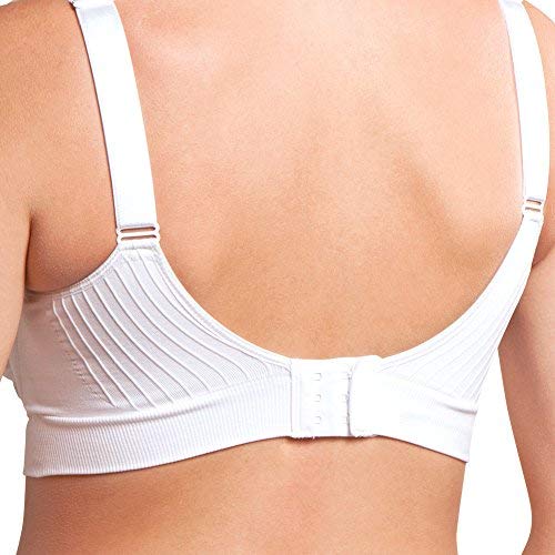 Carriwell Seamless Gelwire - Sujetador de lactancia, color Blanco, talla M