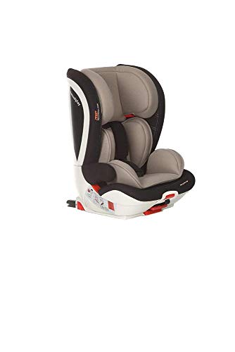 Casualplay Nauta Fix, Silla de coche grupo 1/2/3 Isofix, gris