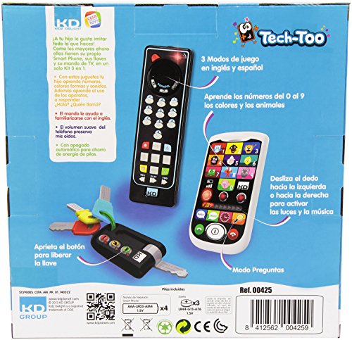 Cefa Toys Kit telefono,llaves y mando a distancia para niños ( 00425)