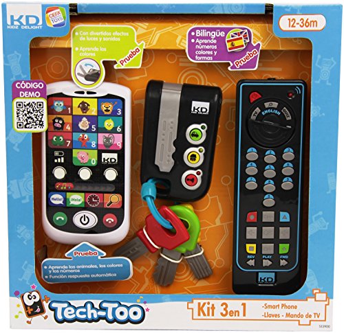 Cefa Toys Kit telefono,llaves y mando a distancia para niños ( 00425)