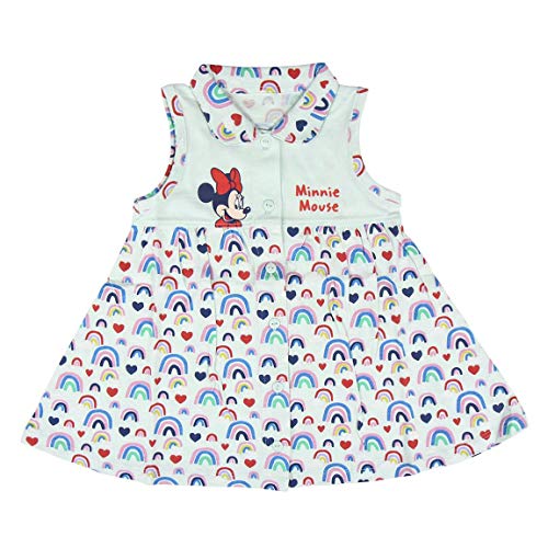 Cerdá Vestidos Bebe Niña 18 Meses Disney Minnie Mouse-Color Azul Bebés