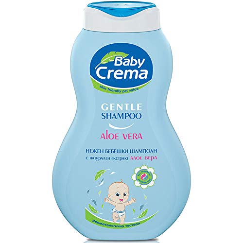 Champú suave para Bebé con extracto de Aloe Vera de Baby Crema Sin Parabenes 250 ml