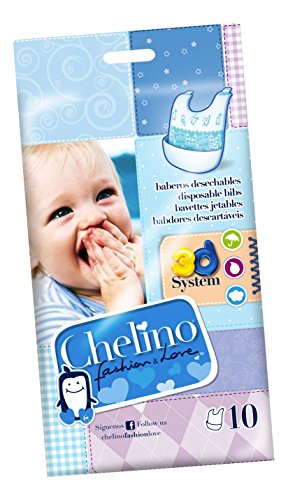 Chelino Fashion & Love Babero Desechable - 10 Baberos