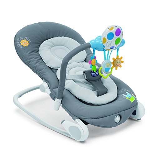 Chicco Balloon 2016 - Hamaca de 0 a 9 kg, con luces y sonidos, color gris