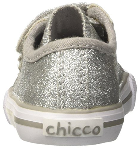 Chicco Cedrina, Sneakers para Bebés, Plateado (Argento), 25 EU