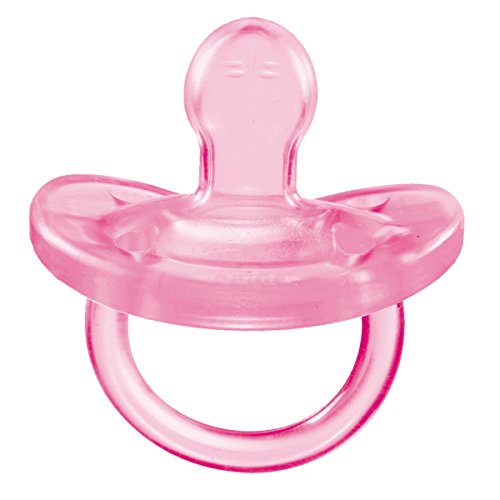 Chicco Phisio Soft - Chupete todo goma de silicona para 0-6 meses, color rosa