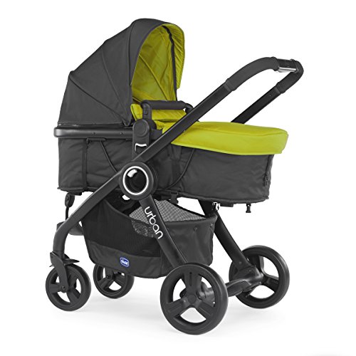 Chicco Urban Color Pack - Set de accesorios: capota + cubrepiernas + kit confort, color verde